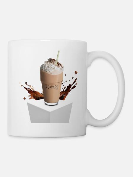 love kakao - Tasse - Weiß