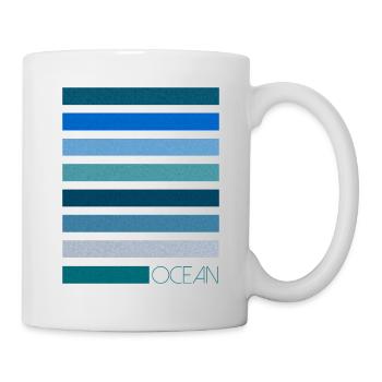 all the colours - ocean - Tasse - Weiß - Rechts