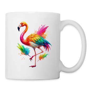 Flamingo Pride Back - Tasse - Weiß - Rechts
