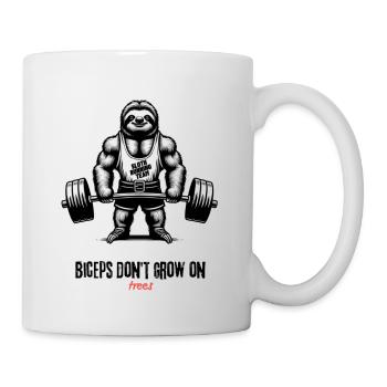 Sloth Team, un slogan de motivation pour la salle de sport. - Mug blanc - blanc - Droite