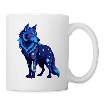 Galaktischer Wolf - Tasse - Weiß - Rechts
