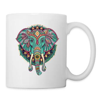 Elephant - Artfully designed - Mug - white - Right