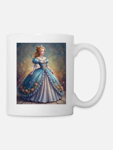 Königliche Eleganz - Tasse - Weiß