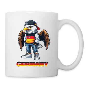 Cool Germany Germany Eagle Fan Shirt Football - Mug - white - Right