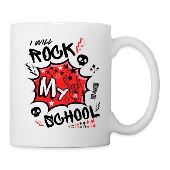 Je vais bercer mon école Kita Abgang - Mug blanc - blanc - Droite