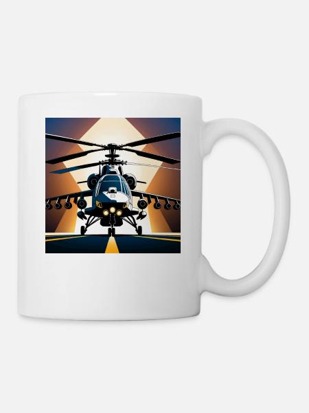 Epic Helicopter - Tasse - Weiß