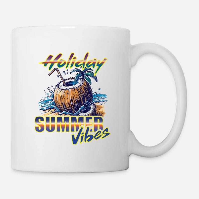 T Shirt Holiday - Mug - white