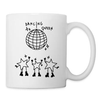 Dancing Queen - Tasse - Weiß - Rechts