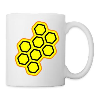 Beekeeper symbol - Mug - white - Right