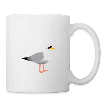Hambourg Seagull - Mug blanc - blanc - Droite
