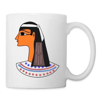 Égyptien - Mug blanc - blanc - Droite