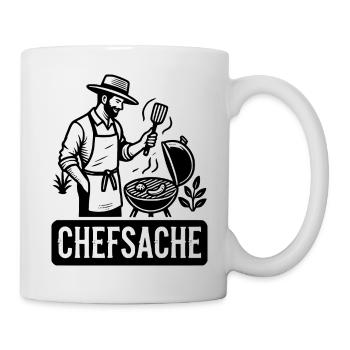Grillen - Tasse - Weiß - Rechts