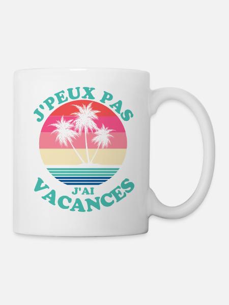 Vacances d'été - Mug blanc - blanc