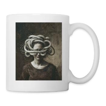 Zu viele Drähte - Tasse - Weiß - Rechts