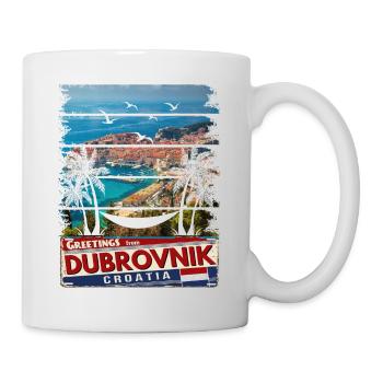 Croatie Croatie Voyage d’été Croatie Dubrovnik - Mug blanc - blanc - Droite