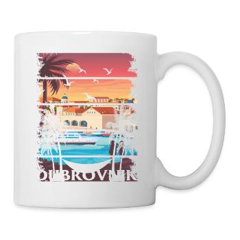 Croatie Croatie Voyage d’été Croatie Dubrovnik - Mug blanc - blanc - Droite