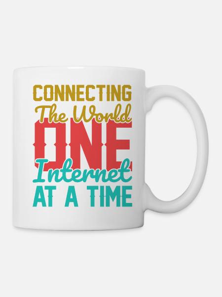 Connecting the World - Mug - white