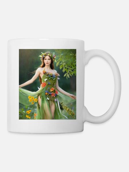 Fée verte. - Mug blanc - blanc