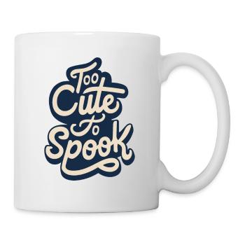 Too Cute to Spook, Halloween Adorable Charm - Mug - white - Right