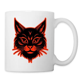 Cat Head - Mug - white - Right