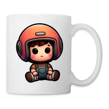 Petit Pilote - Bébé Motard - Mug blanc - blanc - Droite
