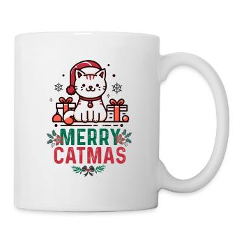 Merry Catmas, Merry Christmas - Mug - white - Right