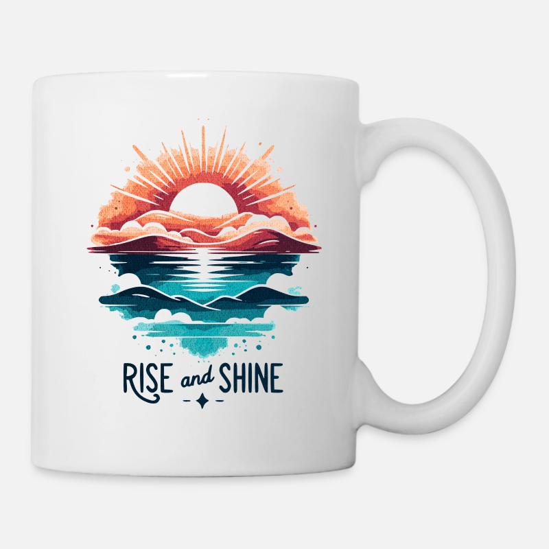 RISE AND SHINE Sunrise - Mug - white
