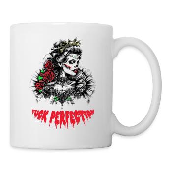 Skull, lady, beauty is relative - Mug - white - Right