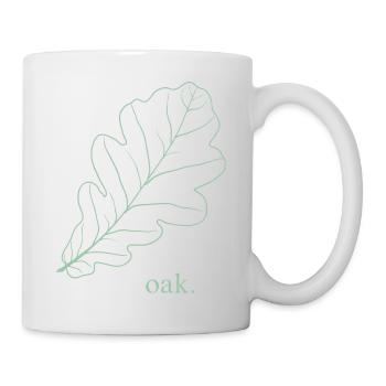 Chêne. - Mug blanc - blanc - Droite