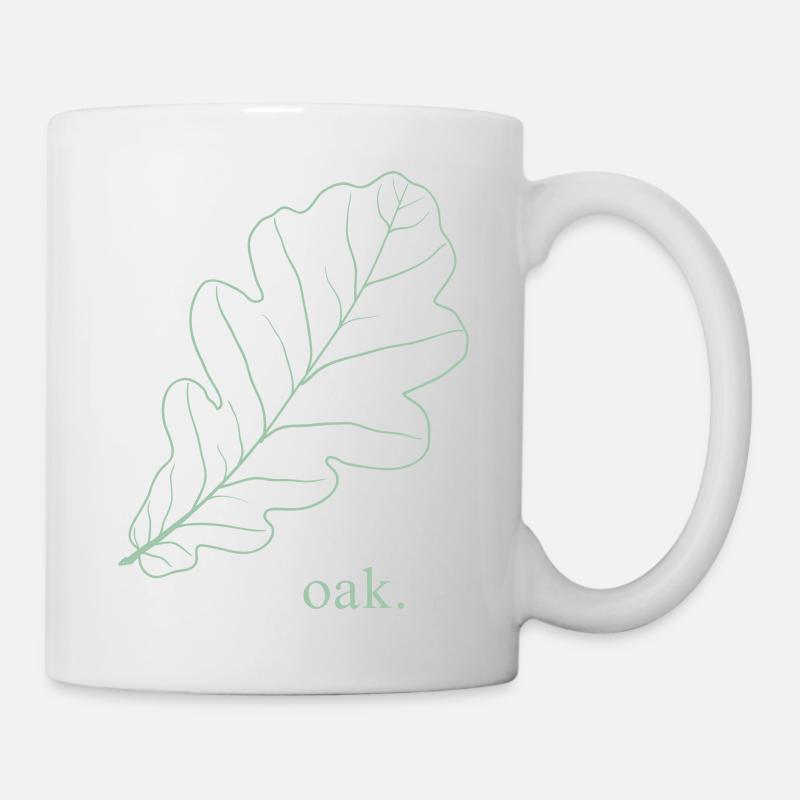 Oak. - Mug - white