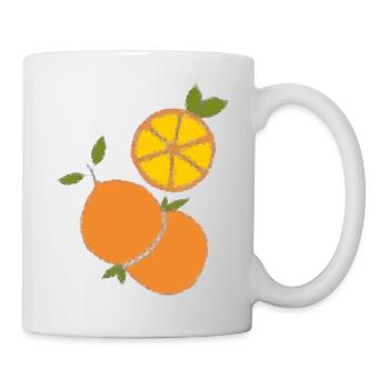 Orange Kristal - Mug - white - Right