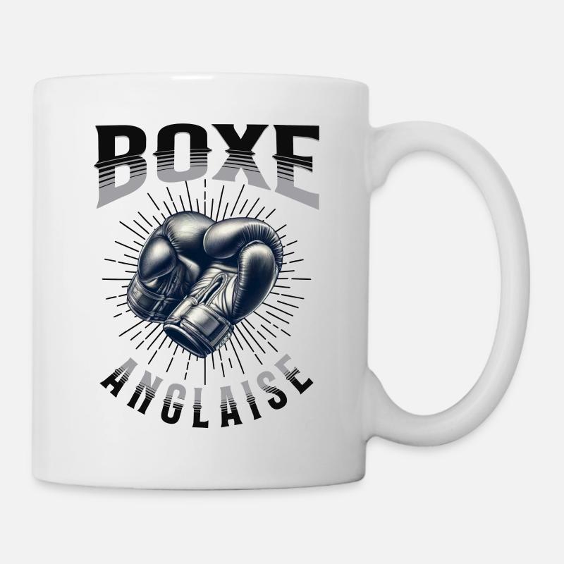 Boxe anglaise,cadeau pour boxeur et boxeuse - Mug blanc - blanc