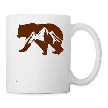 Bear Wildlife Mountains - Mug - white - Right