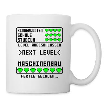 Maschinenbau Studium bestanden - Tasse - Weiß - Rechts