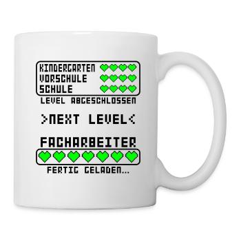 Facharbeiter Prüfung Facharbeiterprüfung bestanden - Tasse - Weiß - Rechts