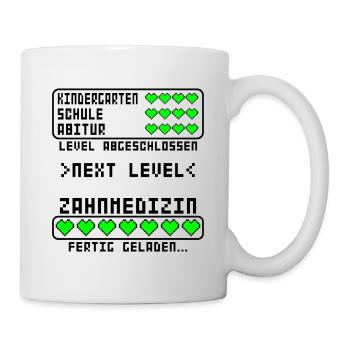 Zahnmedizin Zahnarzt Examen Studium bestanden - Tasse - Weiß - Rechts