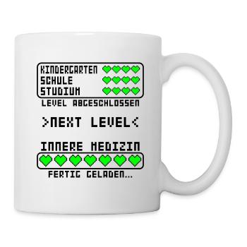 Innere Medizin Facharztprüfung Facharzt bestanden - Tasse - Weiß - Rechts