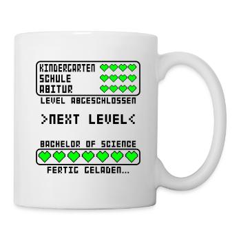 Bachelor of Science B.sc Studium bestanden - Tasse - Weiß - Rechts