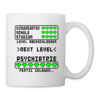 Psychiatrie Facharztprüfung Facharzt bestanden - Tasse - Weiß - Rechts