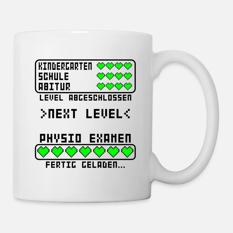 Physio Physiotherapie Studium Examen bestanden - Tasse - Weiß