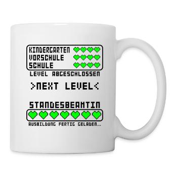 Ausbildung zur Standesbeamtin Prüfung bestanden - Tasse - Weiß - Rechts