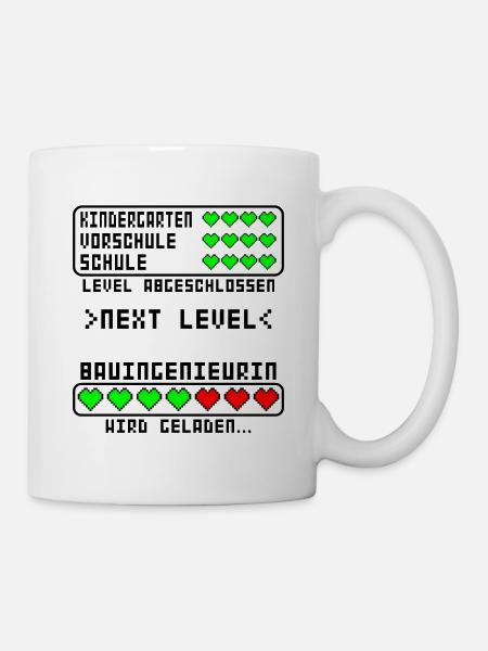 Bauingenieurin Studium Start Beginn für Studentin - Tasse - Weiß