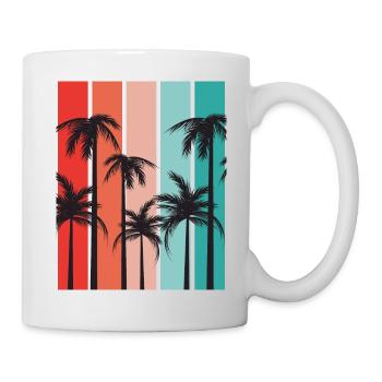 Palm Island Summer Vacation - Mug - white - Right