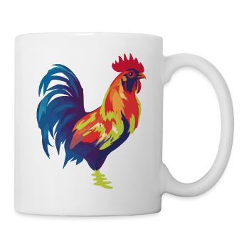 hahn - Tasse - Weiß - Rechts