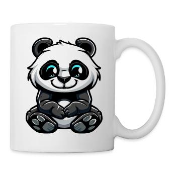 Panda Comic - Tasse - Weiß - Rechts