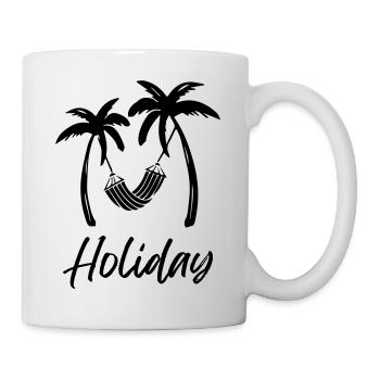 Palmiers Relax Vacances - Mug blanc - blanc - Droite