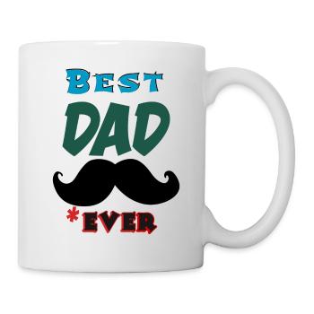 Meilleur papa de tous les temps - Mug blanc - blanc - Droite