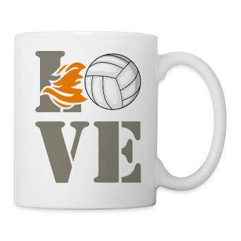 Volleyball LOVE - Mug - white - Right