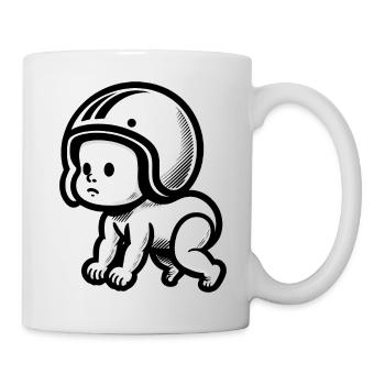 Baby an Bord, ein Familienausflug - Tasse - Weiß - Rechts