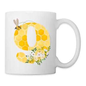 9th Birthday Bee - Mug - white - Right